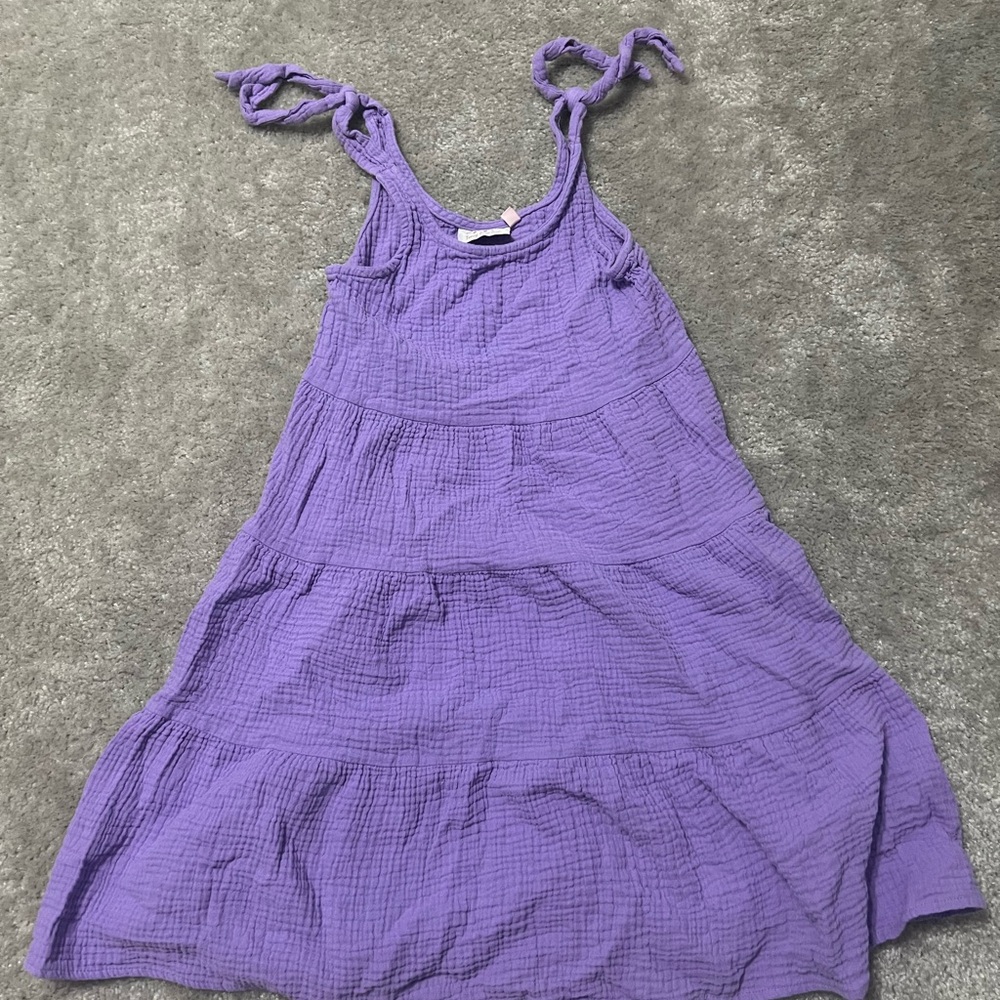 Dot Dot Smile Lavender Tiered Dress